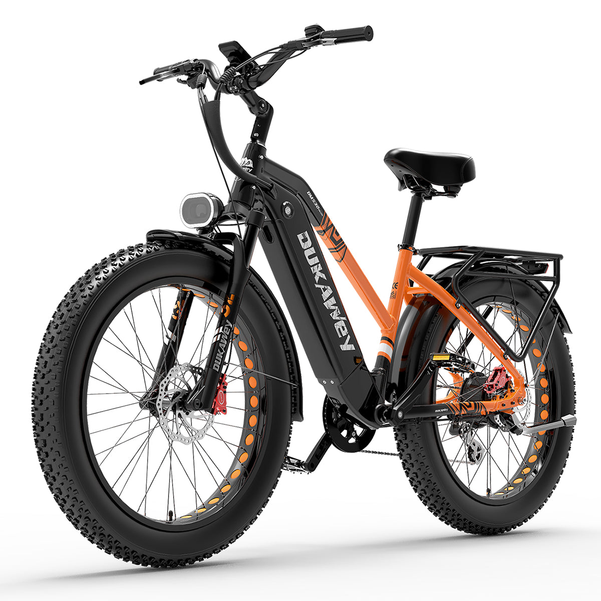 Dukawey DM530 Plus 1000W All Terrain Electric Bike Orange